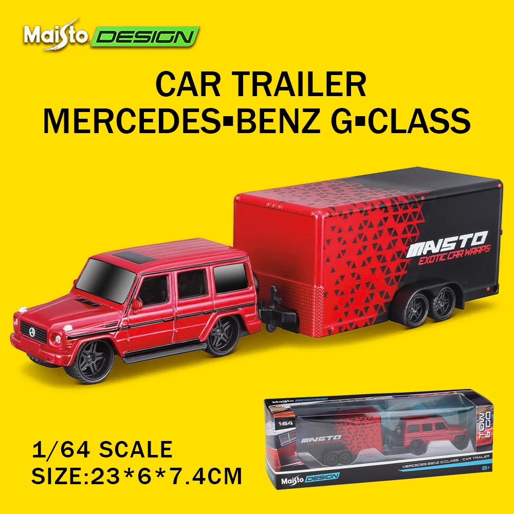 Maisto 1:64 Volkswagen Van Samba Alameda Trailer Trailer trailer model simulation car model alloy car toy male collection gift