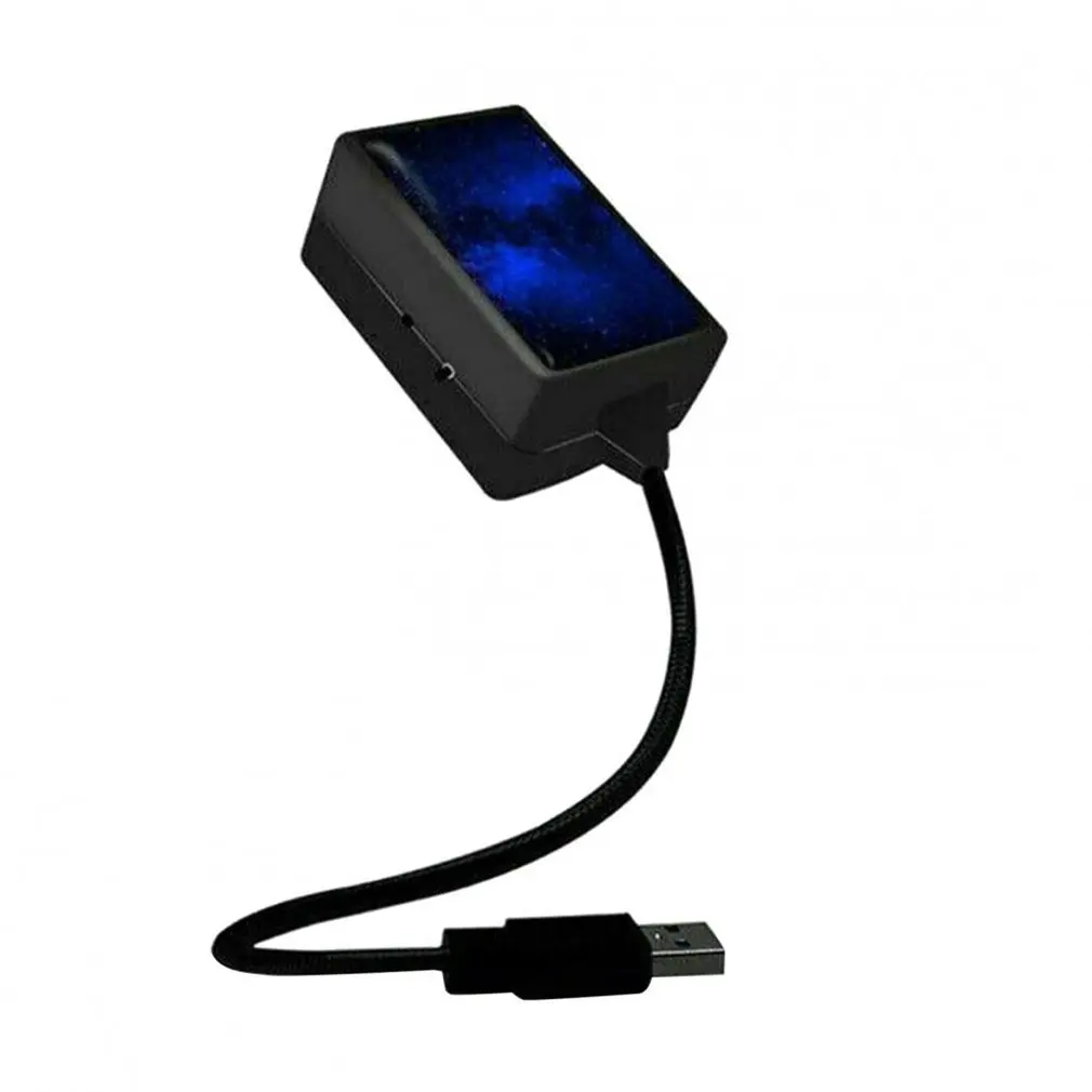Atmosphere Light Super Bright USB LED Car Roof Star Light Auto Interior Voice Control Starry Ambient Projector Light