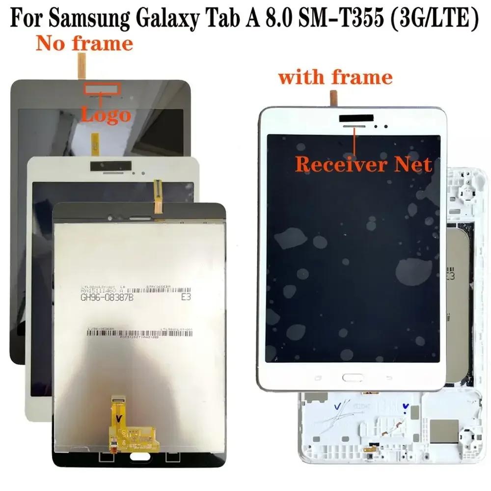 

Shyueda For Samsung Galaxy Tab A 8.0 SM-T355 (3G/LTE) SM-T355C T355Y LCD Display Touch Screen Digitizer With free Tools & 3M