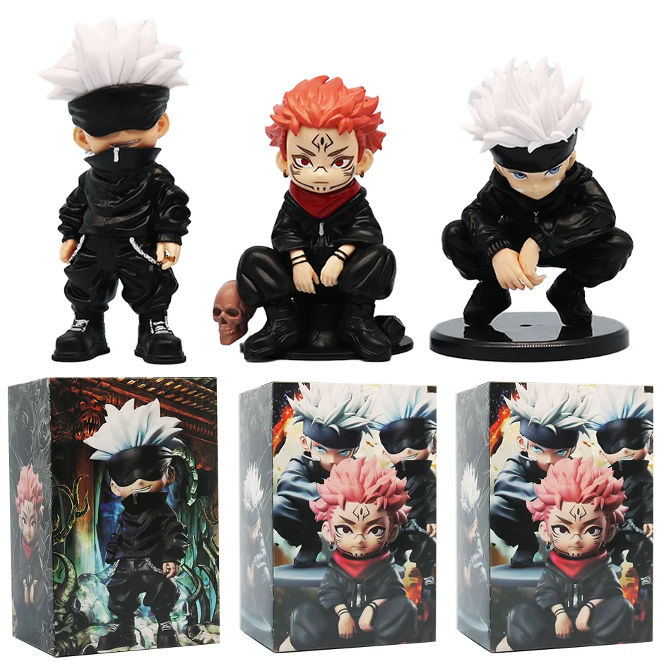 Satoru Gojo Action Figure Jujutsu Kaisen Anime Figure 3 Style Lord of the Curse Sukuna Figurine Collection Model Doll Toys