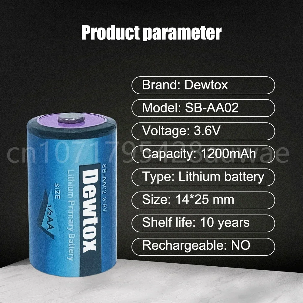 1 قطعة SB-AA02 3.6 فولت 1/2AA LS14250 ER14250 مناسبة ل ETC برمجة بطارية ليثيوم PLC أداة