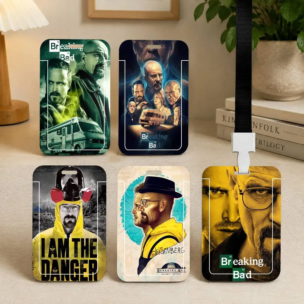 A-B-breaking-G B-bad-D Card Holder Cardcase Bank Credit Student ID Subway Work Permit Badge Holder