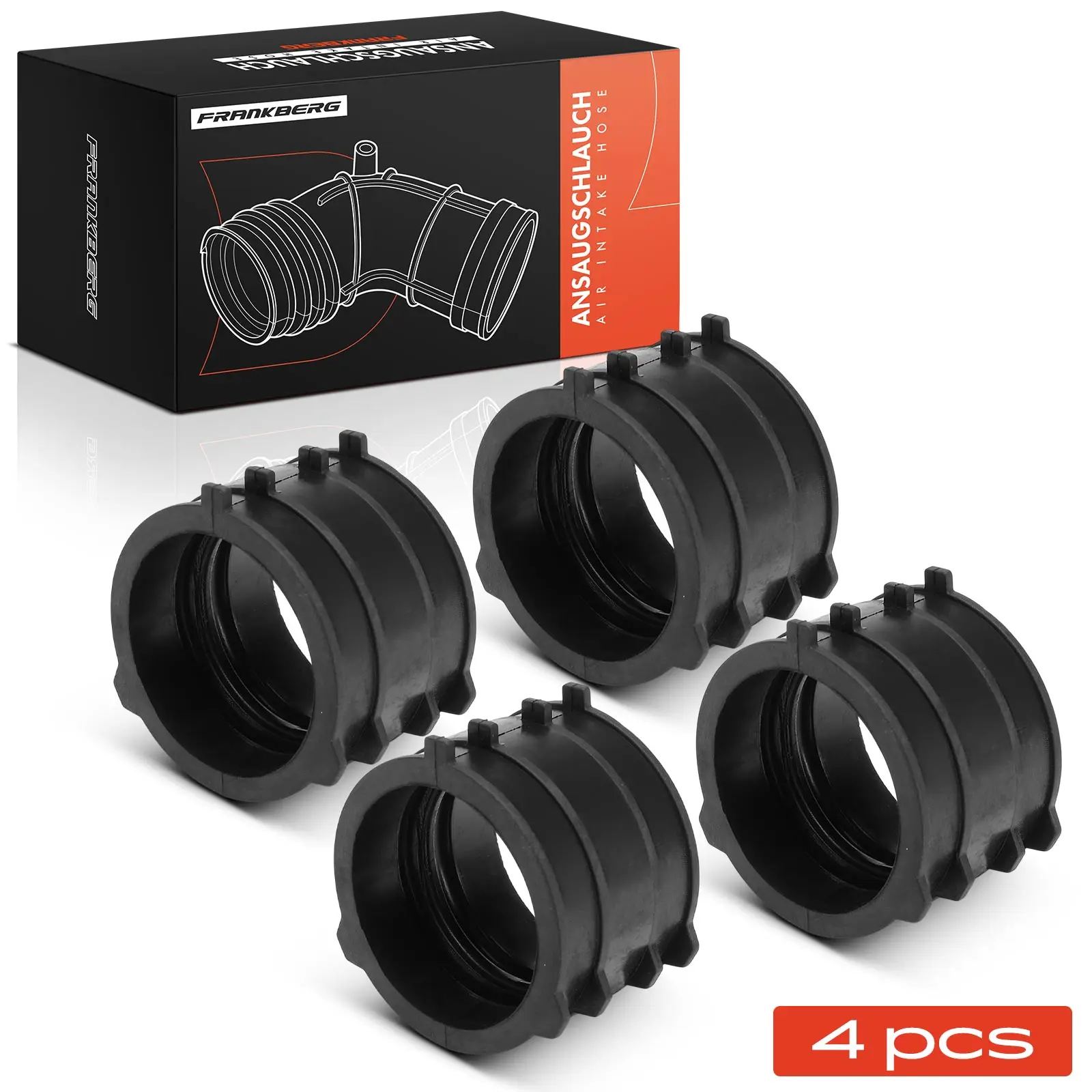 Frankberg 4x Inlaatslang Luchtfilter voor VW Passat Audi A4 A6 Seat Exeo 06B133299A ANTK1144 06B133299C
