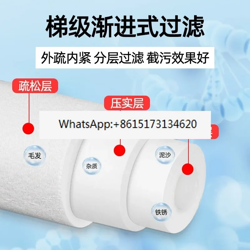 Water purifier pp cotton filter element meltblown industrial 20 inch 30 inch 40 inch 5um general security precision pre filter