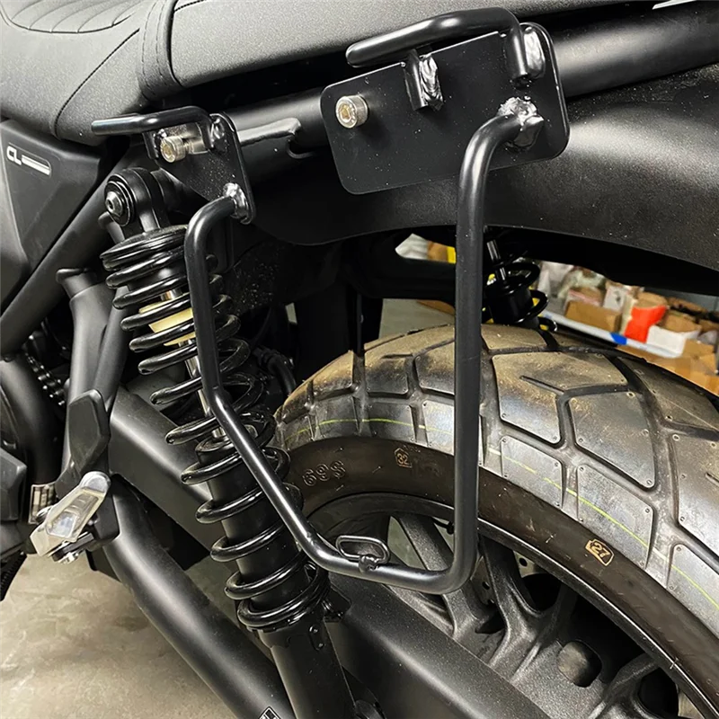 

ABTD-монтажный кронштейн для боковой сумки мотоцикла, винтажная боковая сумка, дорожная сумка, скремблер, запасные части для HONDA CL250 CL500 2023 202