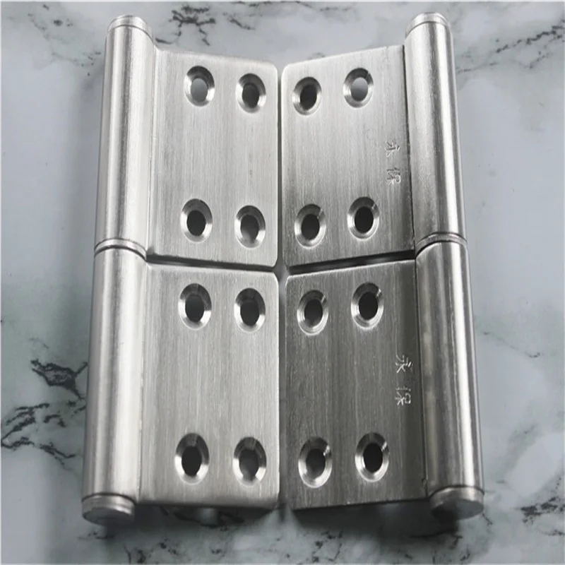 Toilet door hinges aluminum alloy doors stainless steel bathroom door hinges folding hinge accessories loose-leaf