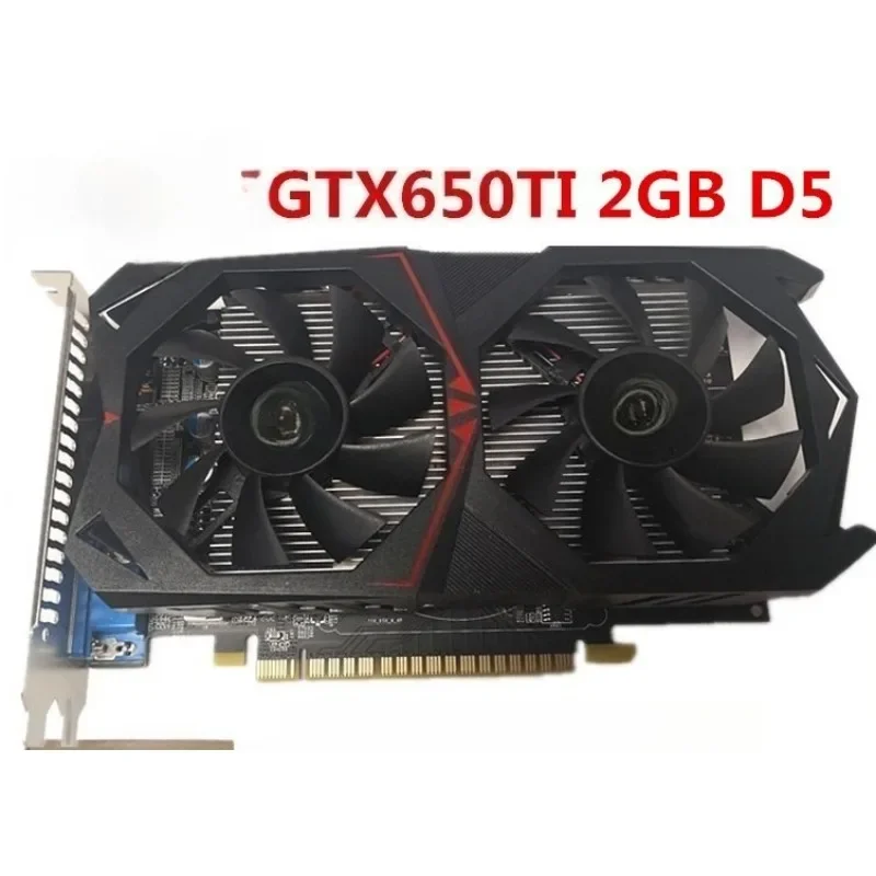 Pièces pour la nouvelle carte graphique pour ordinateur de bureau GTX650TI 2GB D5 128BIT, jeu haute définition