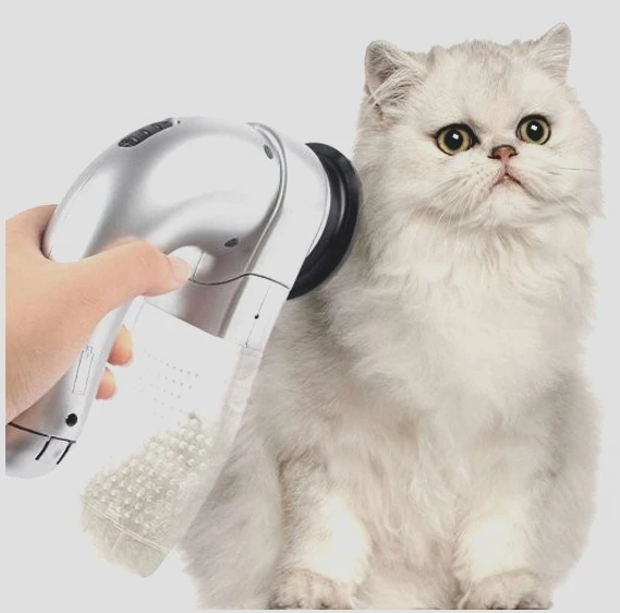 Pet grooming Electric pet hair suction device Portable massage cleaner for cats and dogs