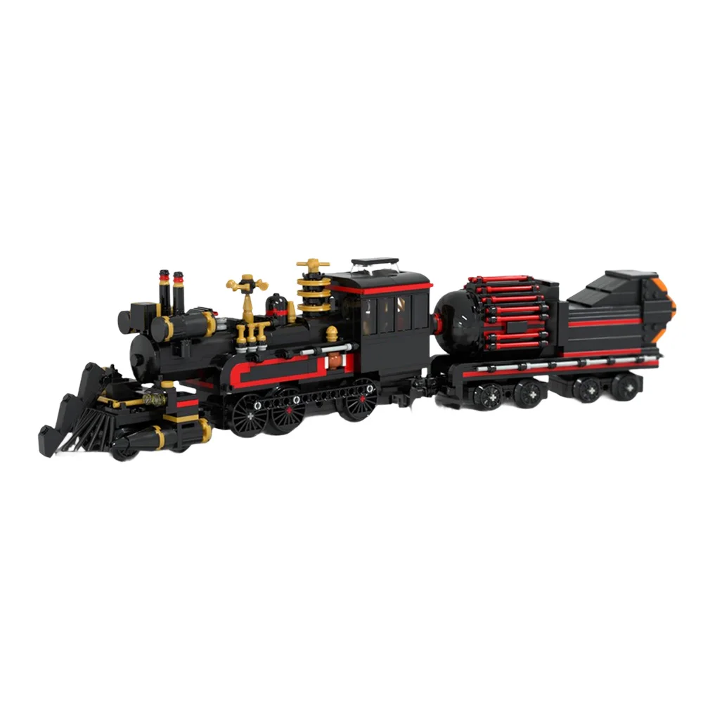 

Gobricks MOC-41639 Backed to the Future 'Jules Verne' Time Train Building Blocks