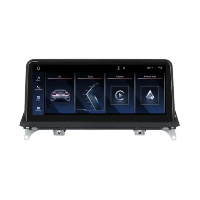 Neues Linux-System 10,25 Zoll 1920*720 QLED-Bildschirm Autoradio Stereo Multimedia-Player für BMW X5 E70 X6 E71 2007-2012 Unterstützt kabelloses CarPlay Android Auto BT GPS-Navigation Mirror Link WIFI