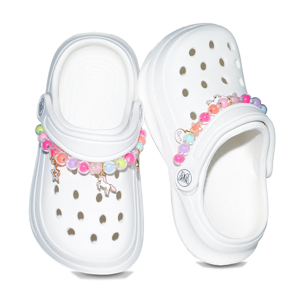 Kids Slip-On Clogs and Mules - Breathable, Waterproof, EVA Garden Shoes with Decorative Chain for Beach and Everyday Wear 168