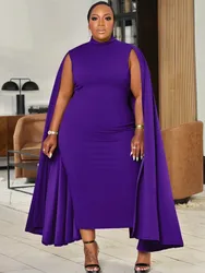 3XL 4XL Plus Size Clothes Dresses Women Robes Autumn Winter Long Sleeve Street Style Casual XL-5XL Big Size Midi Dress Oversized