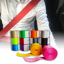 Car 3.6 Meters Universal Auto Strengthen Seat Belt Webbing Fabric Racing Car Modified Seat Safety Belts Harness Straps Standard
