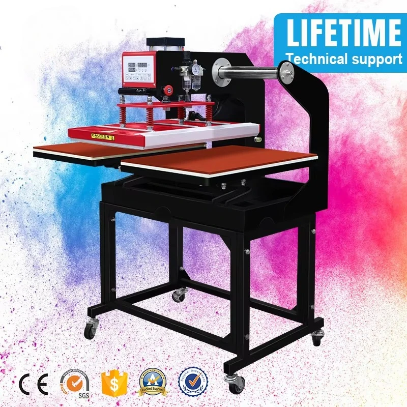 

Intelligent Big Size Pneumatic Dual Worktable Heat Press Transfer Machine Heat Press Machine 40*60cm
