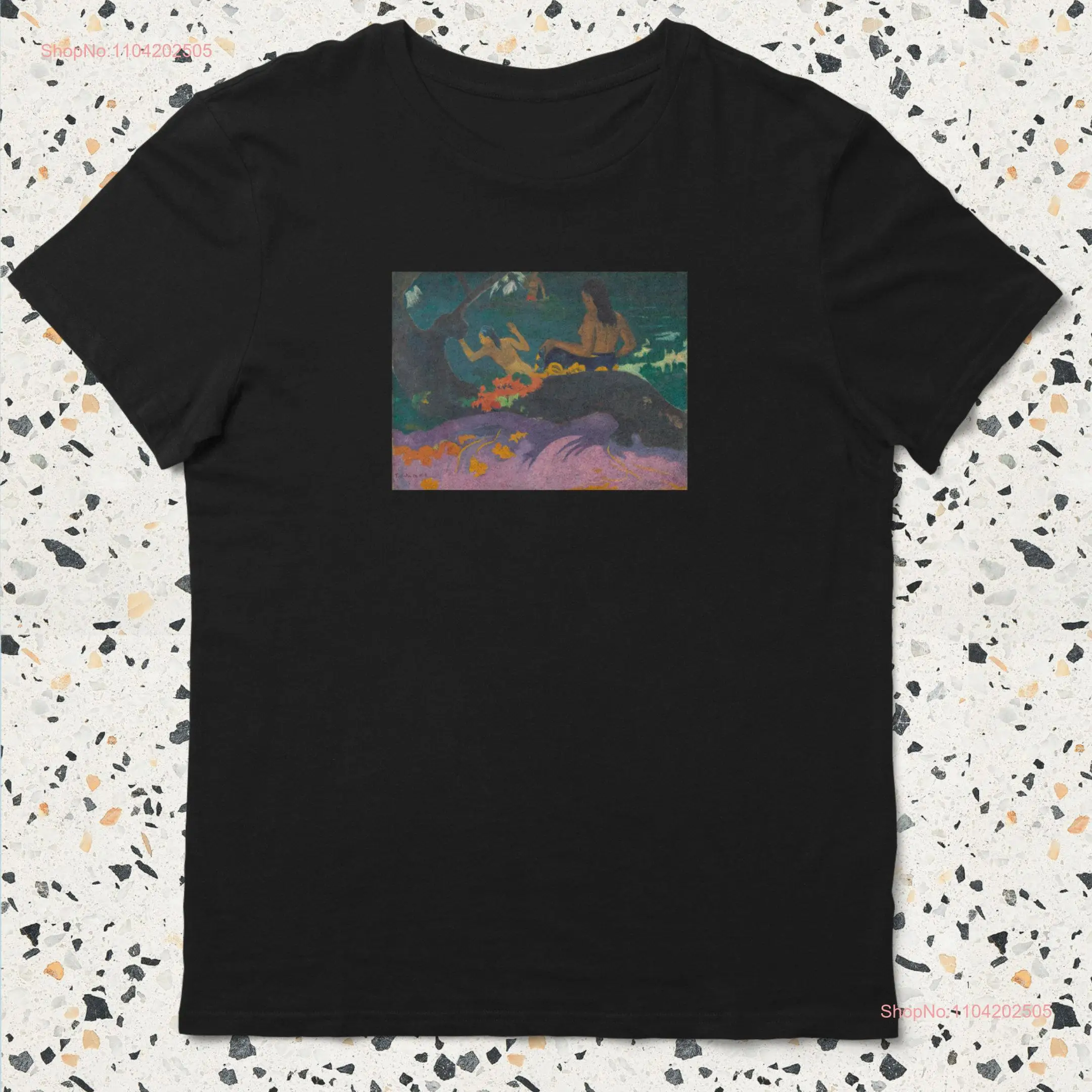 Paul Gauguin By the Sea T Shirt 100 Organic Cotton Vintage Hipster Art Cult Present Impressionism long or short sleeves