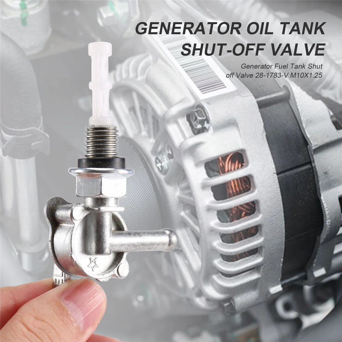 AT77 발전기 연료 탱크 차단 밸브 28-1783-V M10X1.25