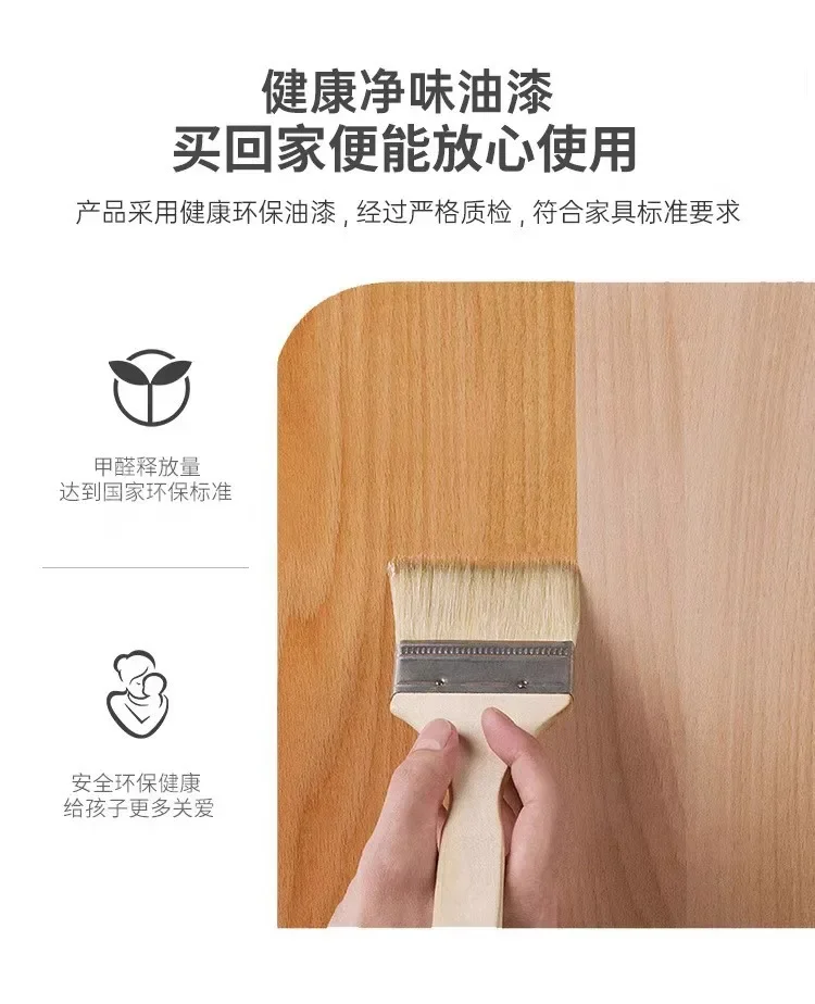 سرير سميك، خشب زان، سرير من الخشب الصلب، بسيط، حديث، غرفة نوم رئيسية، مزدوج