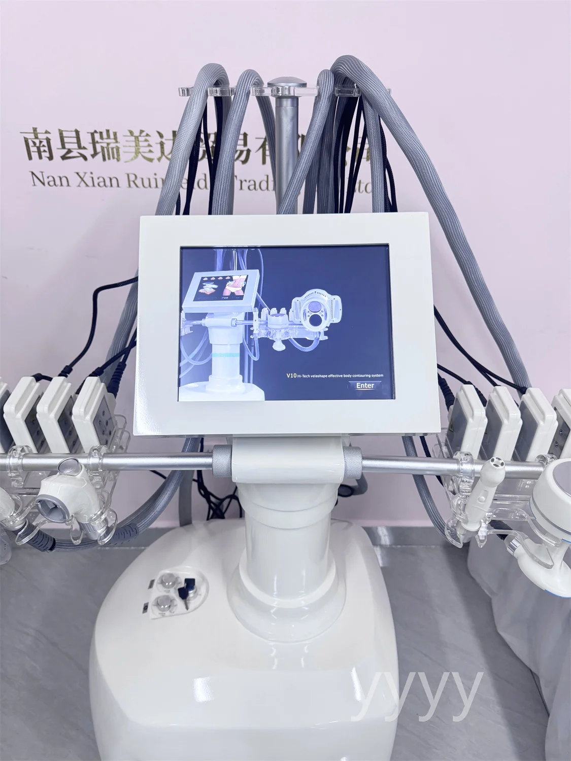

V10 Multifunctional VELABODY Shape Body Slimming Cavitation Cellulite Fat Removal Vacuum Roller eye care Weight loss machine