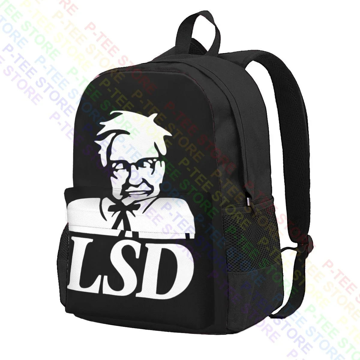 Lsd Kfc Parody Drugs Festival Large Capacity Backpack Cute Shoe Bag Personalised Bags For Travel