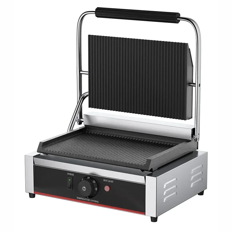 

Electric heating pressure plate electric grill, sandwich barbecue steak press