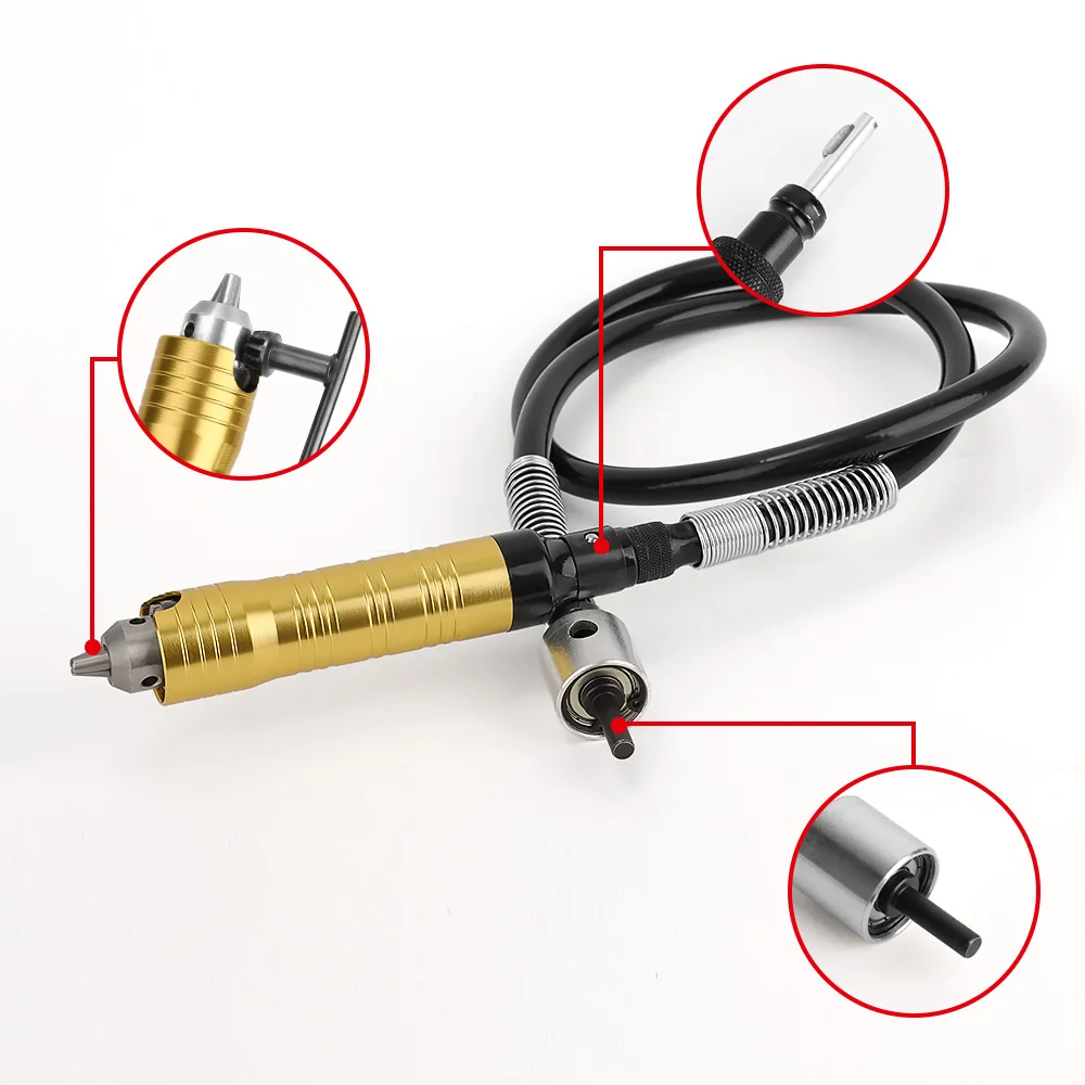 HILDA Rotating Flexible Soft Shaft Rotary Angle Grinder Accessories Suitable for Electric Drills/Rotary Angle Grinders