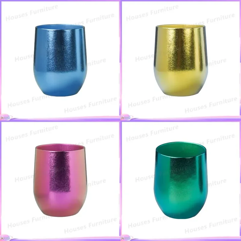 12oz Pure Titanium Coffee Cup Eco Friendly Thermos Mug Portable Insulated Travel Water Bottle Lightweight Eggshell Design