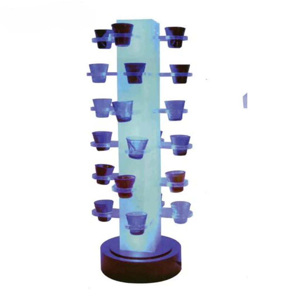 High quality decorative fancy dessert display rack acrylic for commercial bar equipment