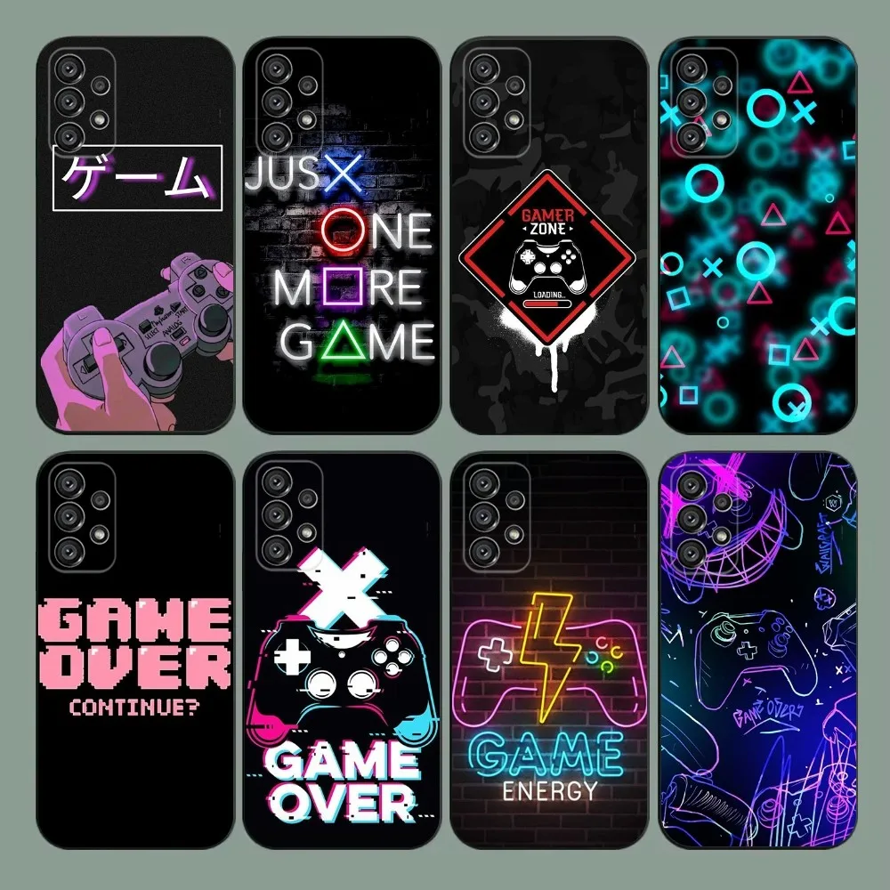 P-PlayStation game  Phone Case For Samsung Galaxy A20,A21s,A22,A31,A32,A52,A53,A72,73,A80,A91 Soft Black Cover