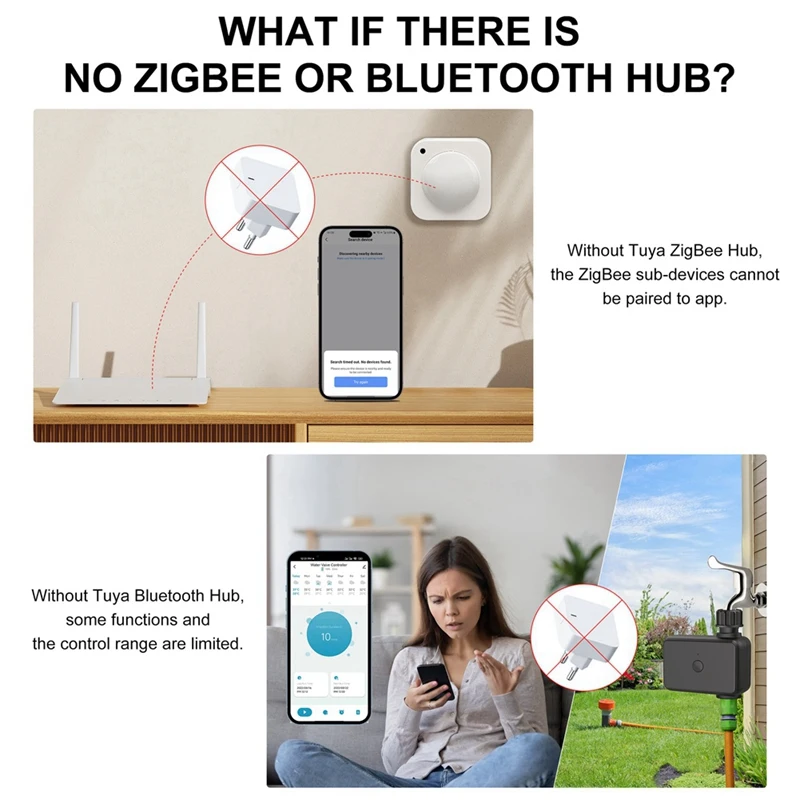 Airies de passerelle Plug-In Type Zigbee, Bluetooth, pont de passerelle multimode pour maison intelligente, tournesol, fonctionne avec Alexa, prise UE
