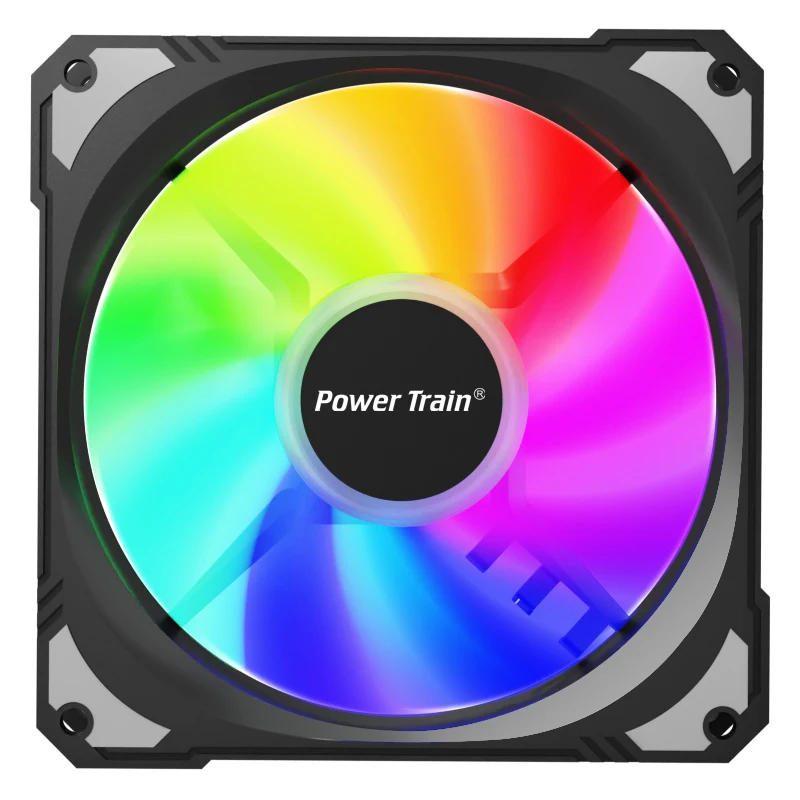 Power Train Condensation Ice 120MM ARGB 4PIN 5V Addressable ARGB PWM Quiet PC CPU Cooler Computer Case Fan