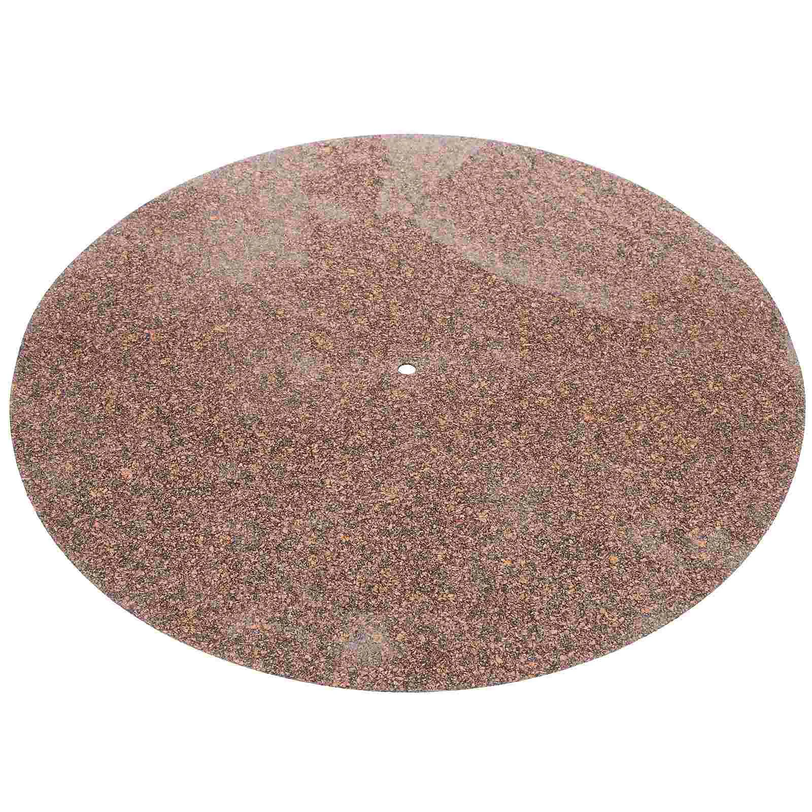 

Professional Cork Cushion Vinyl Record Mat Cork Protective Pad No Groove Record Pad Vinyl Record Pad Mat for Record