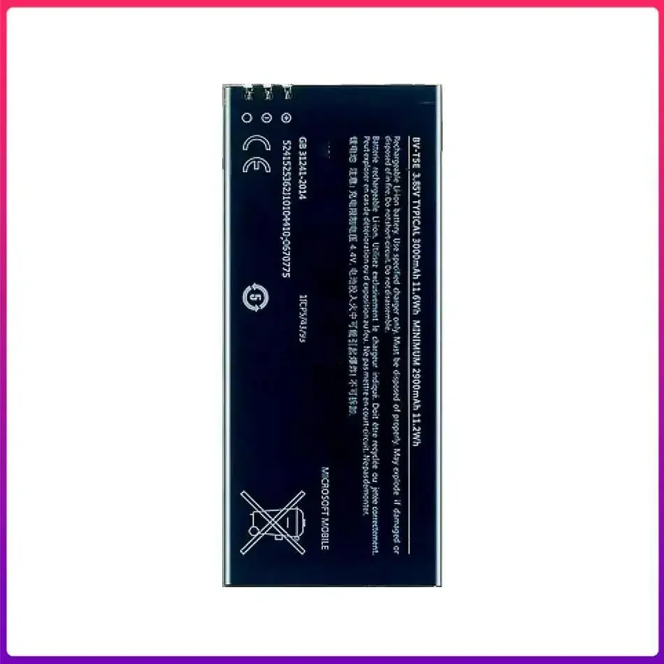 High-Capacity BV-T5E Long Lasting Mobile Phone Battery For Nokia Lumia 950 RM-1106 RM-1104 RM-110 3000mAh