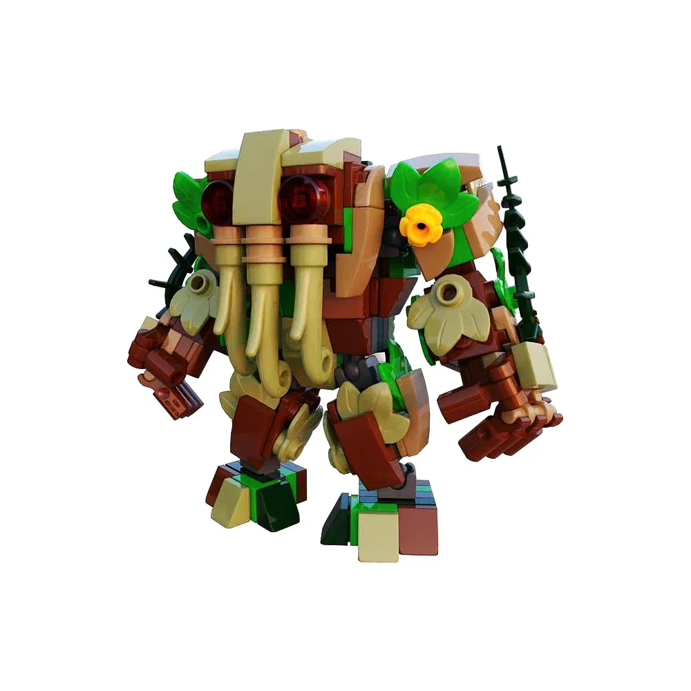 MOC Movies Werewolf Mans-Thinged Building Blocks DIY Model Brick Set Humanoid Mutate Swamp Monster Toy Birthday Gift Kids Adult