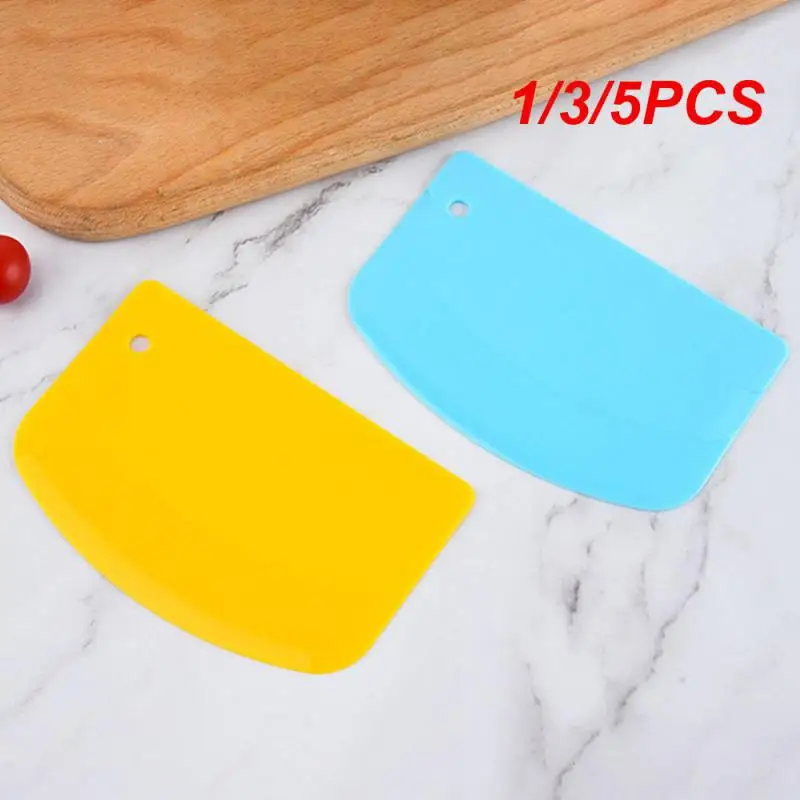 1/3/5PCS Dough Scraper Easy To Store Silicone Material Baked Bread Cutting Tool Household Products Smooth Edge Spatula