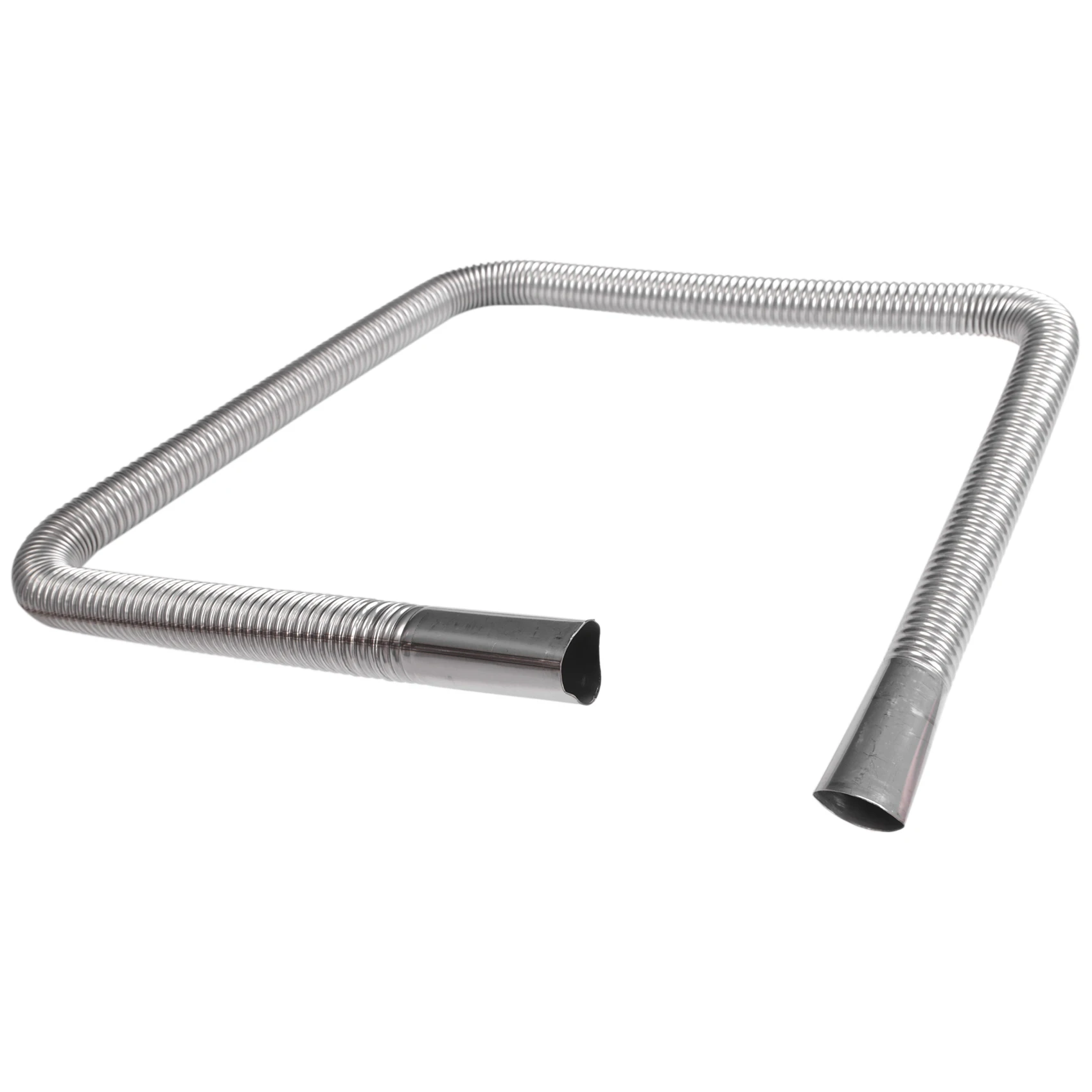 120Cm Stainless Steel Exhaust Clamps Bracket Gas Vent Hose Portable Pipe Silence For Air Diesels Car Heater Kit