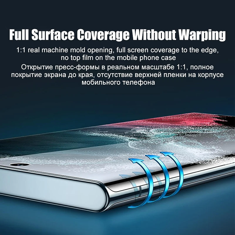 4pcs Clear Back Hydrogel Film For Samsung Galaxy S24 S20 S21 S22 S23 Ultra Plus fe A12 A34 A52 A53 A54 5G Screen Protector Film image 2