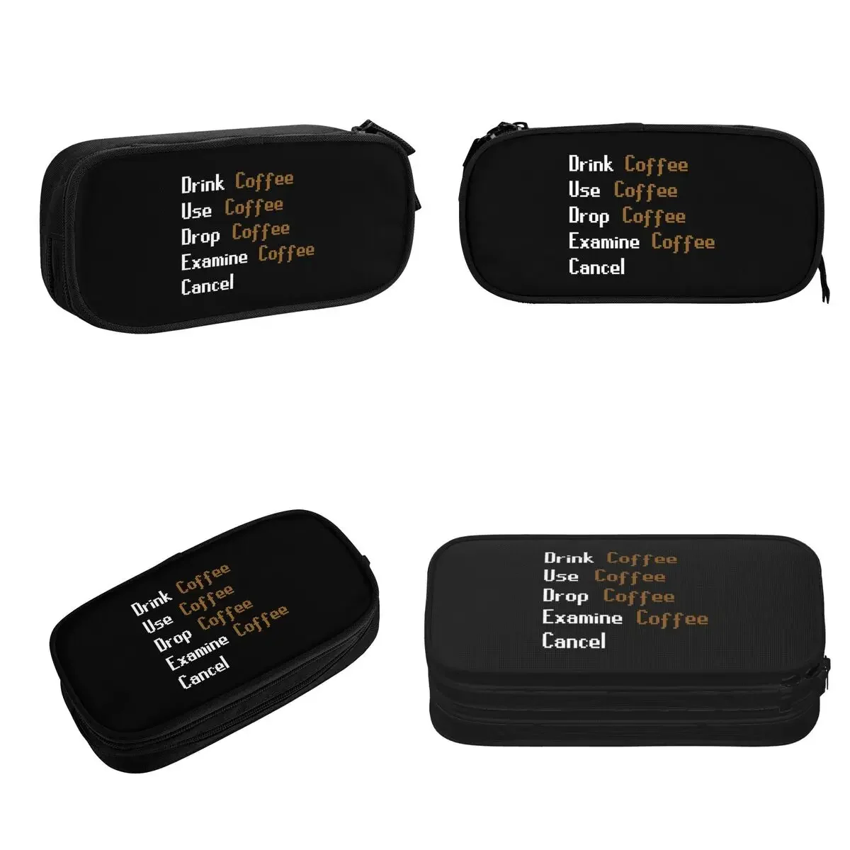 Runescape Mug Pencil Cases Big Capacity Pen Bags Pen Box Pencil Pouch For Boys Girls Students Stationery School Office