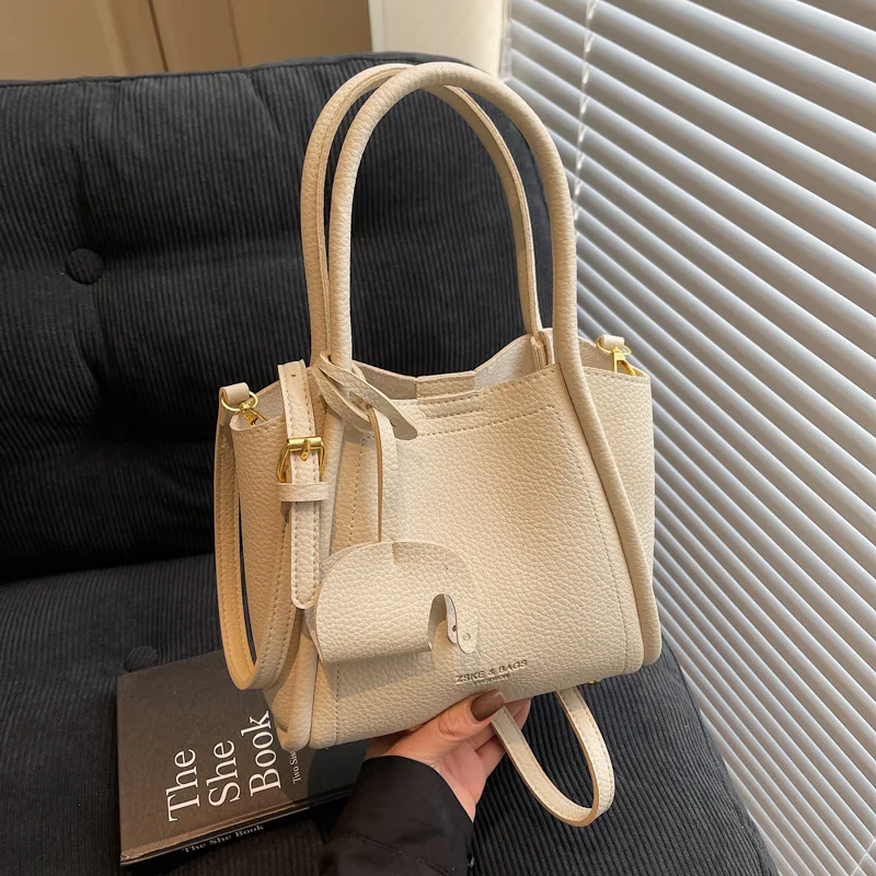 

Handbags For Women Small Top-Handle Bag Ladies Satchel Tote PU Leather Clutch Purses Luxury Design Shoulder Bucket Bag