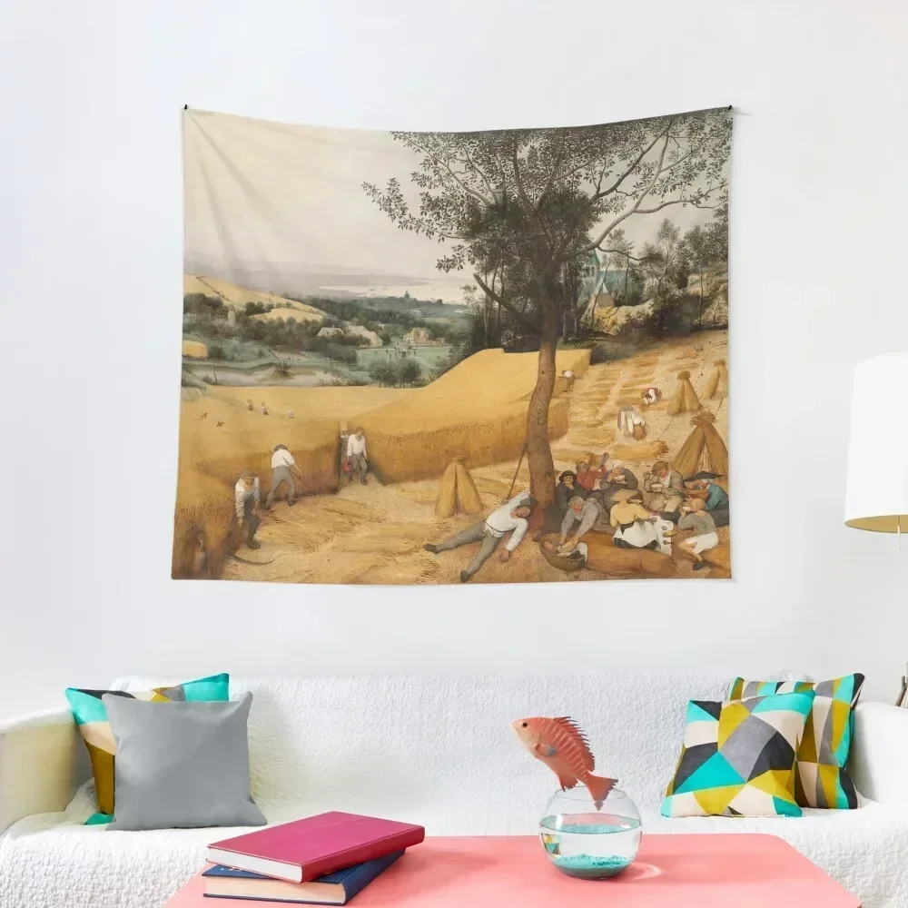 

The Harvesters - Pieter Bruegel the Elder Tapestry Cute Decor Wall Deco Cute Room Decor Carpet On The Wall Tapestry
