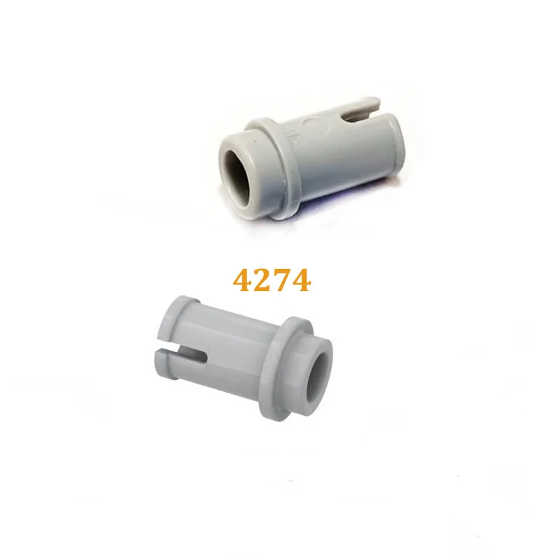 50 STKS 1/2 Pin Montage Technologie Bouwstenen Onderdelen Glad 3/4 Pins 4274 DIY Plug Aansluiting Speelgoed MOC Bricks Accessoires