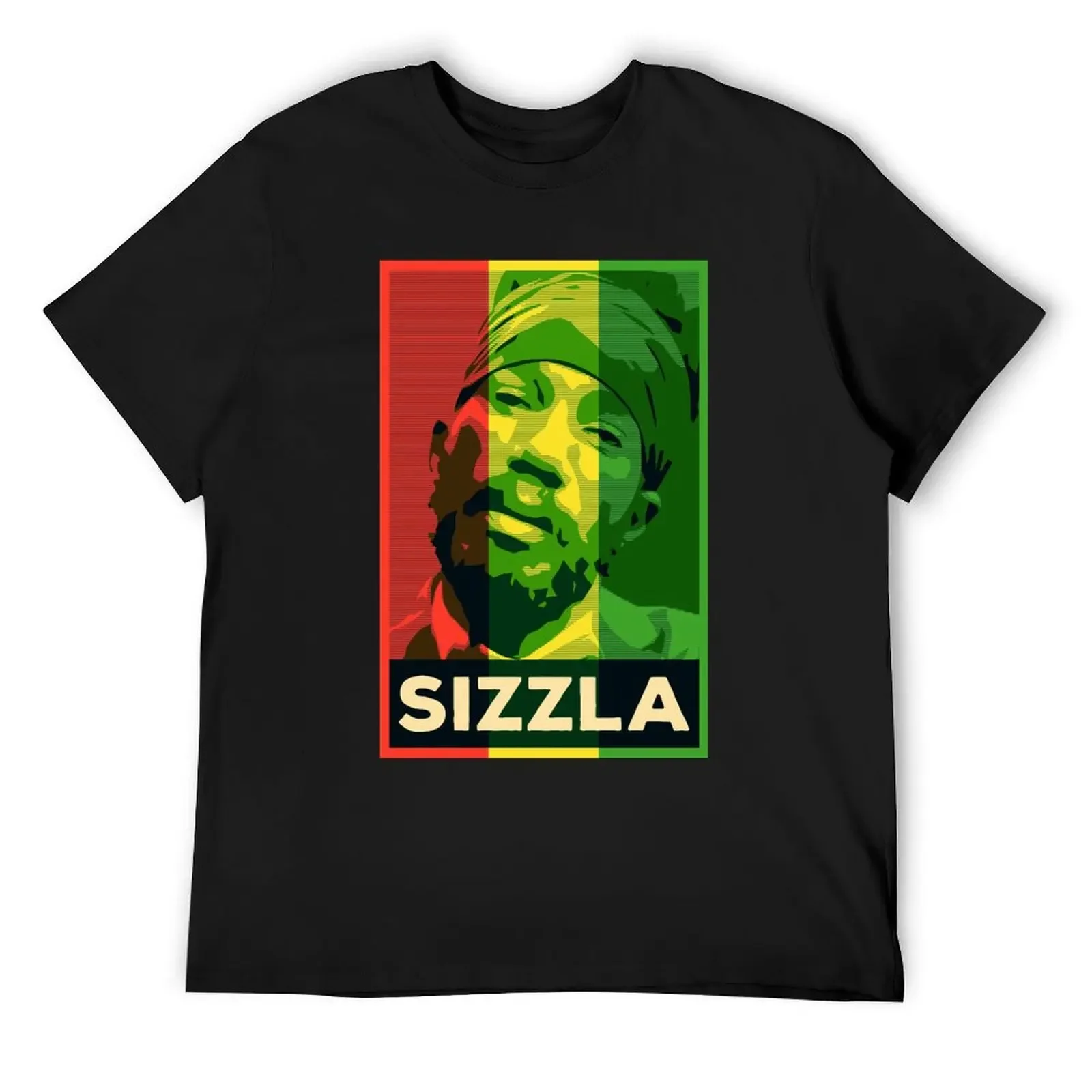 Reggae Legends Sizzla Kalanji RASTA Famous Jamaican Reggae Musician T-Shirt quick-drying anime tshirt mens t shirts top quality