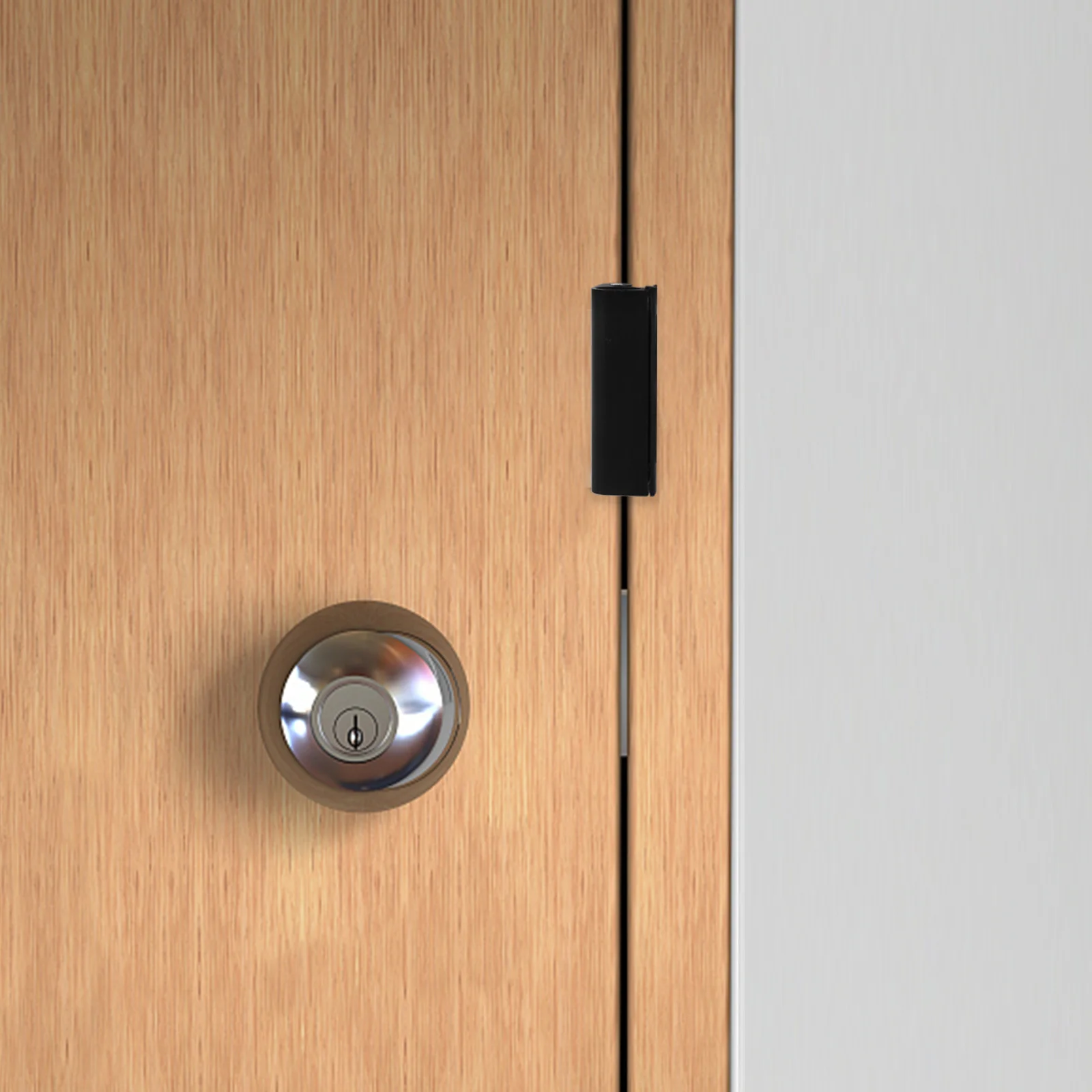 

Security Door Locks Door Reinforcement Lock Aluminum Childproof Lock Screw Installed Black for Inward Enhanced