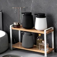 Ceramic Emulsion Bottles for Bathroom Foam Soap Dispenser Empty Refill Bottle Home Hotel Hair Conditioner Shampoo 300ml