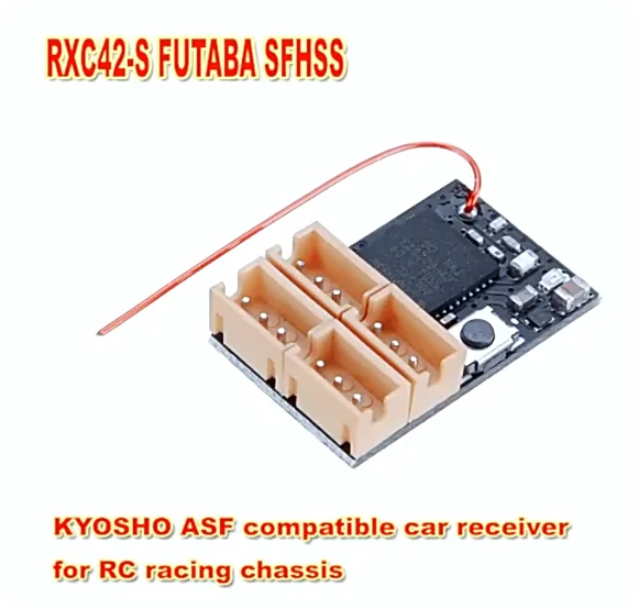 RXC42-S FUTABA SFHSS/KO-ASF/FHSS Compatible Receiver for KO PROPO EX-1 ASF/6R/6/5UR KT-18/901SM/902SM KT-432PT KT-531P