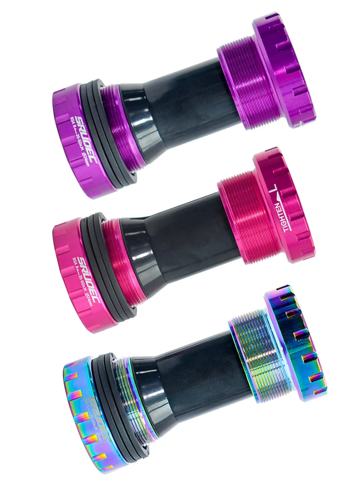 AliExpress NONE KRSEC BB24 68-73mm Bottom Brackets Adapter Bicycle Crank Middle Axle Type MTB Road Bike Central Axis 1.37/24mm Sealed Bearing
