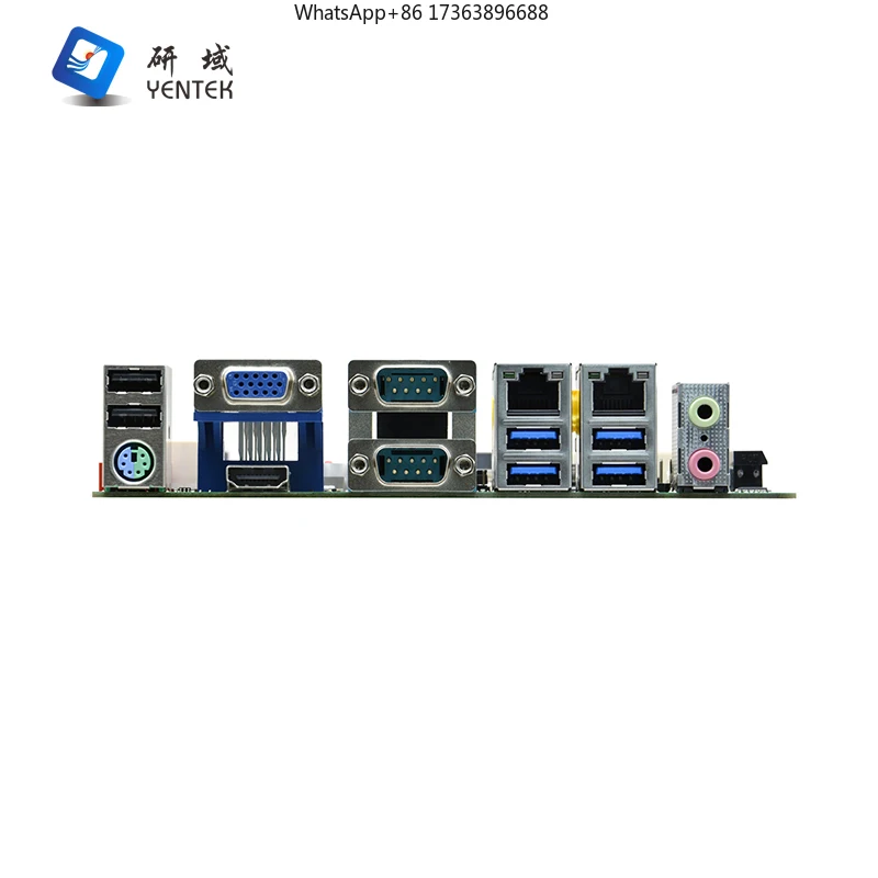 옌텍 신형 H610 LGA1700 DDR4 64GB 듀얼 채널 2xSATA3.0 MSATA 통합 그래픽 HD VGA 2 RJ45 LAN 미니 ITX 썸네일 4