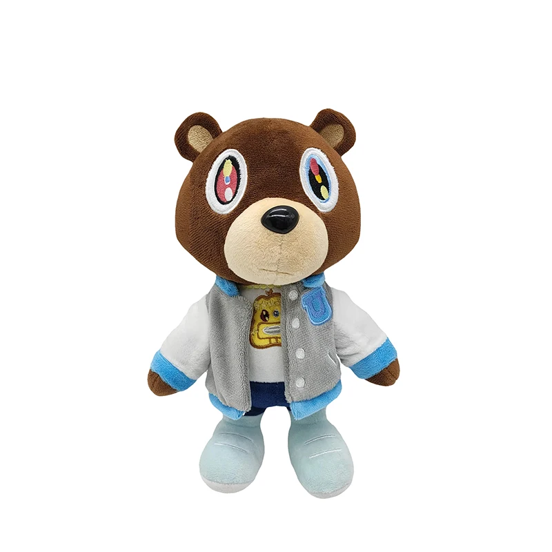 Kawaii Kanye Dropout Bear Teddybeer Knuffels Kanye West Afstuderen Soft Gevulde Home Room Decor Verjaardagscadeau