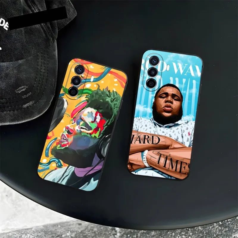 Rod Wave Rapper Phone Case For Huawei P50 P30 P40 P10 P20 Lite Mate 40 Pro Plus Psmart Z 6 7 5 Fundas Back Cover