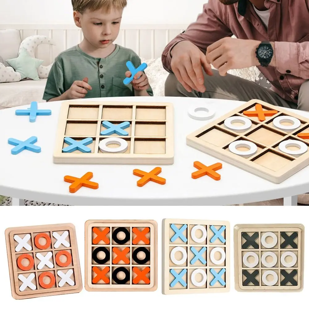 Home Kids Desk Decoration Tic Tac Toe Table Toy Board Game Family Games