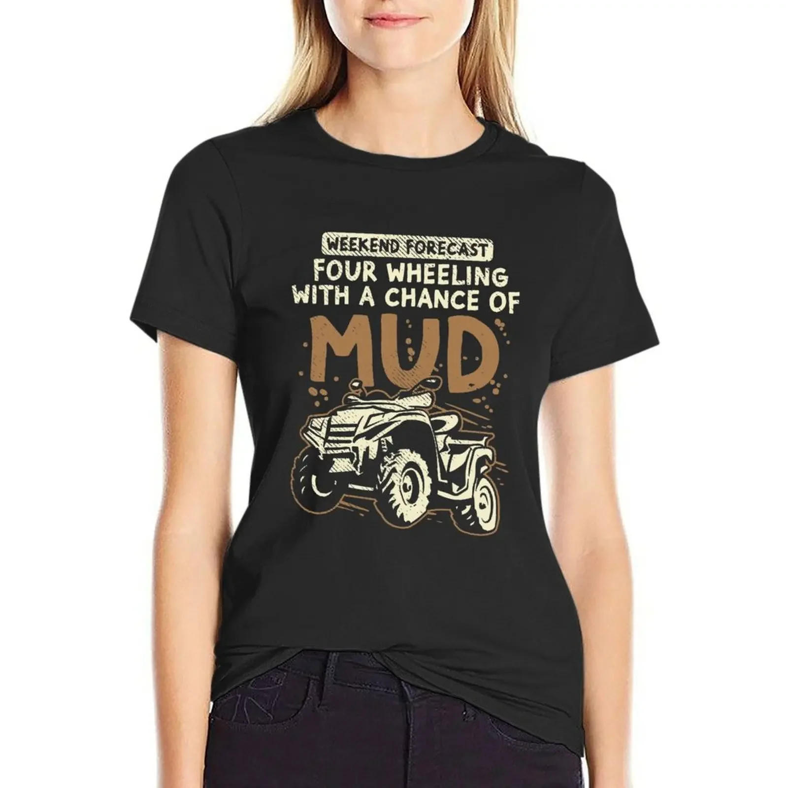 

Quad Driver Offroad Four Wheeler Gift T-Shirt vintage clothes quick-drying animal print shirt for girls cute t-shirts for Women